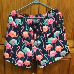 Flamingo Swim Shorts NWT